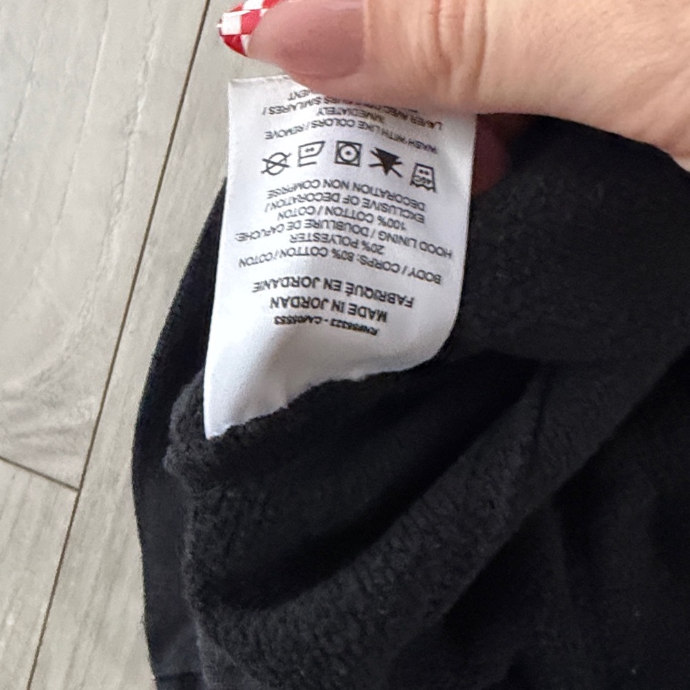 Nike Men's Black Pullover Hoodie Medium - Picture 7 of 9